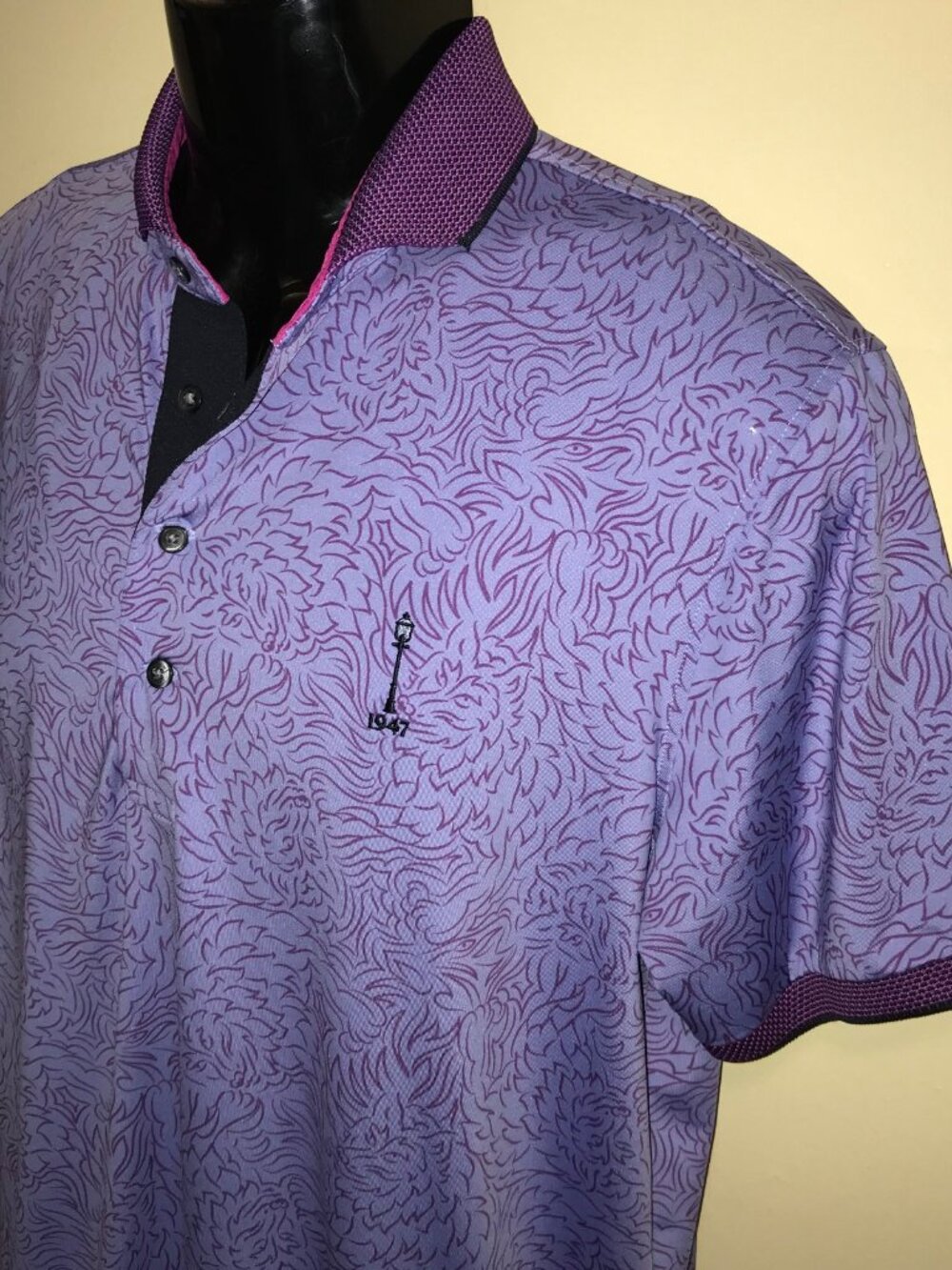 Men's Greyson Short Sleeve Polo Shirt- Size: M - Picture 13 of 15
